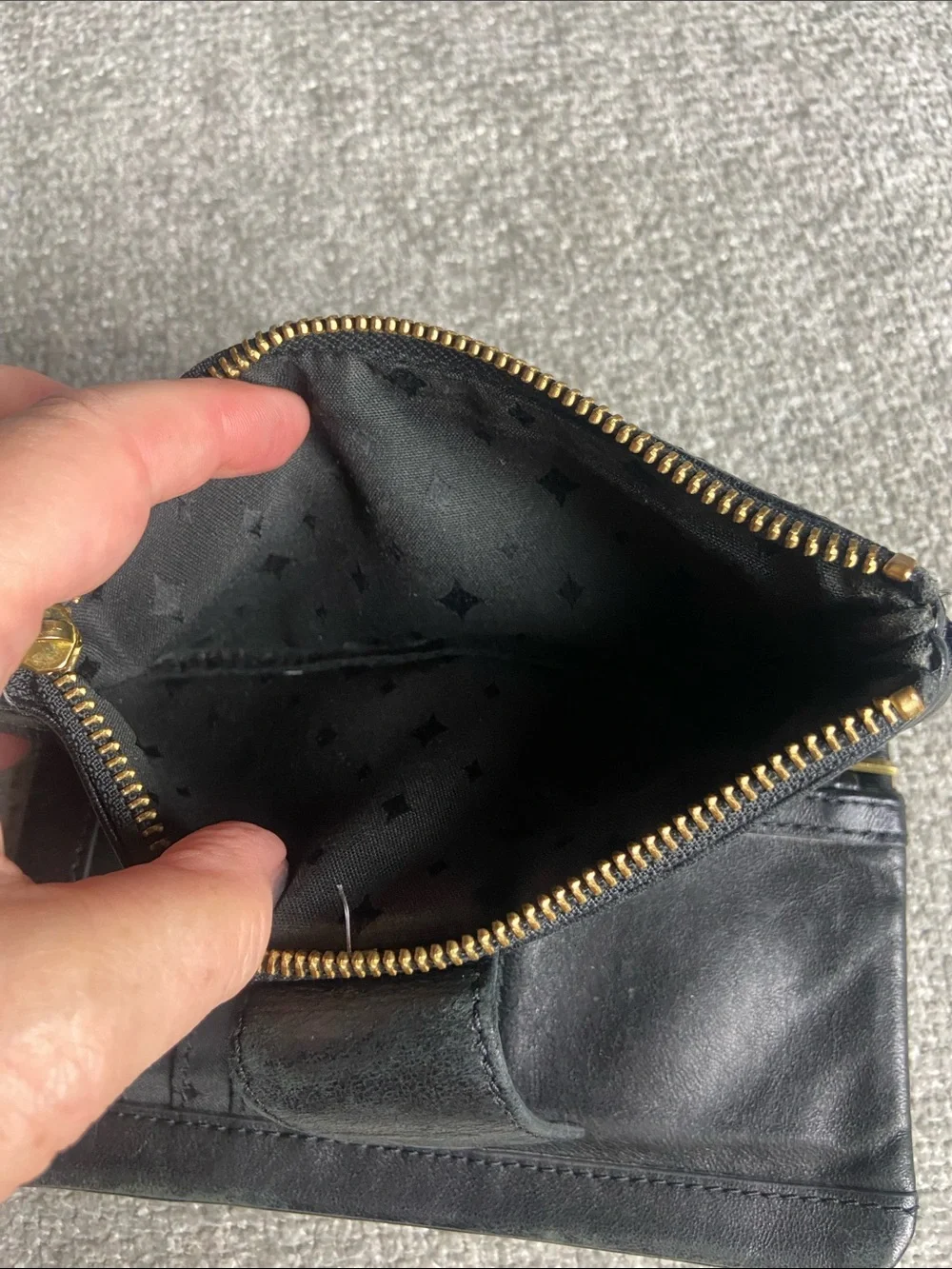 Fossil leather wallet